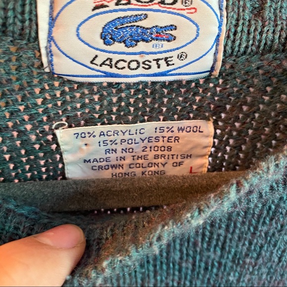 Vintage Lacoste Sweater - Picture 3 of 3